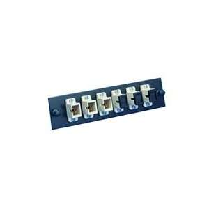  Fiber Adapter Panel (SC) 6 Port, MM/SM, Metal Sleeve 