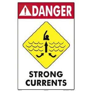  Danger Strong Currents Sign 7069Ws1218E Patio, Lawn 