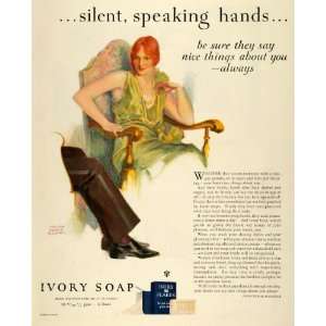  1928 Ad Procter & Gamble Ivory Bar Soap Flakes Detergent 