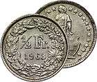 1963 B SWISS SWITZERLAND 1/2 FRANC SILVER COIN