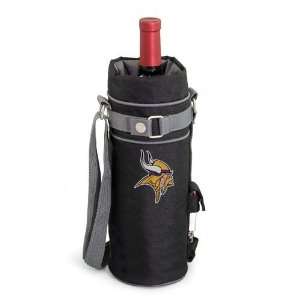  Minnesota Vikings Single Bottle Wine Sack (Black): Sports 