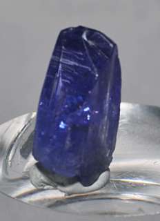 beautiful Tanzanite gem crystal features a gorgeous indigo blue color 