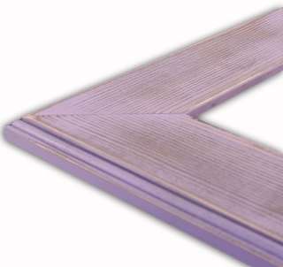 Ashley Lilac Picture Frame Solid Wood New Distressed  