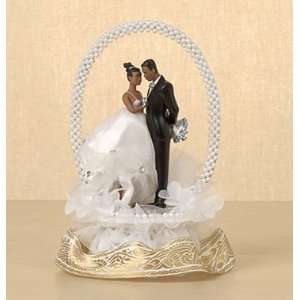 African American Wedding Cake Topper 