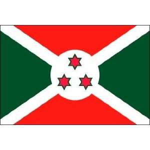 3 x 5 Feet Burundi Poly   outdoor International Flag Made 