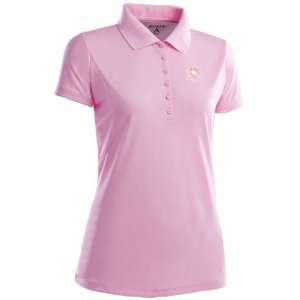 Pittsburgh Penguins Womens Pique Xtra Lite Polo Shirt (Pink):  