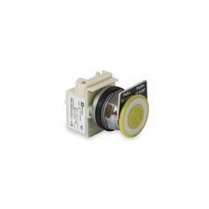   9001KR9P1Y Push Button,Illuminated,30mm,White,