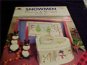 Snowmen Merry & Bright Decorative Painting Tole Book  