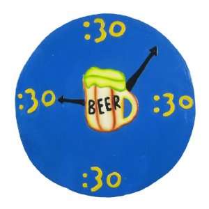  Cool BEER THIRTY Hand Painted Wooden Bar Sign Patio, Lawn 
