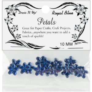  Dress It Up Gemstone Petals 10mm 16/Pkg Royal Blue [Office 