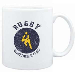    Mug White  Rugby , BLOOD SWEAT & TEARS  Sports