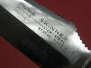 VINTAGE GERMAN PUMA SKINNER STAG HUNTING KNIFE  