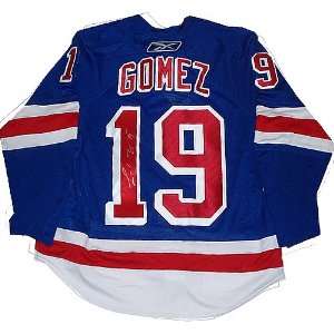   New York Rangers Scott Gomez Autographed Jersey