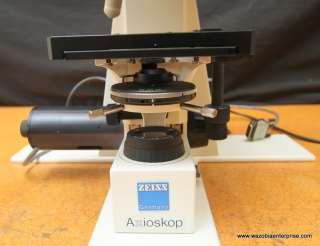 CARL ZEISS AXIOSKOP 50 MERIDIAN INSIGHT MICROSCOPE  