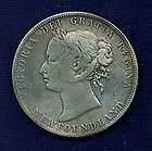 1900 Newfoundland Canada 1 Victoria Canadian 50 Cent Coin 150,000 