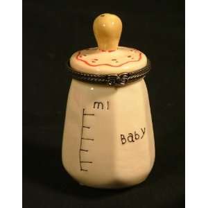  Infant Baby Bottle Formula Shower Trinket Box phb: Home 