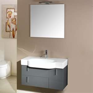   Nameeks Set NE6 Glossy White Enjoy Bathroom Vanity: Home Improvement