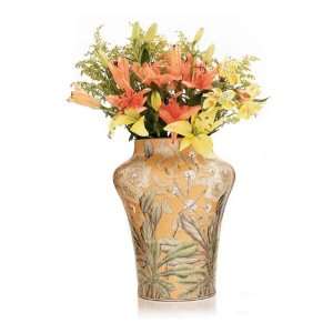  Art Nouveau Floral Vase: Home & Kitchen