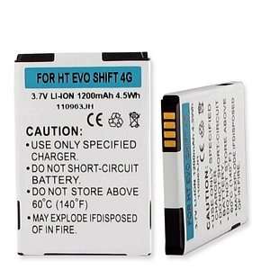  Replacement Battery for HTC EVO Shift 4G, 1200 mAh Cell 