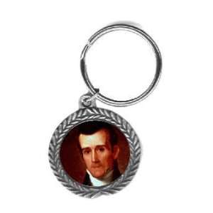  President James K. Polk Pewter Key Chain