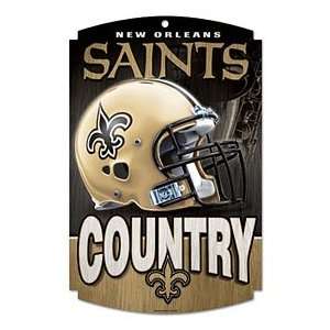  New Orleans Saints Wood Sign