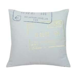   Blissliving Home Iceland Passport Pillow, 18 by 18 Inches: Home
