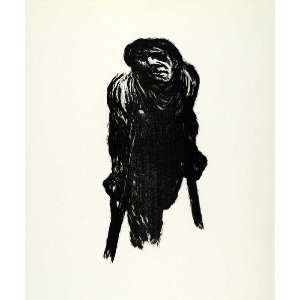  1967 Woodcut African American Artist Milton Johnson 