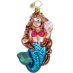  Radko Sea Beauty Mermaid Ornament Blue