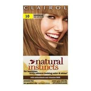  Clairol Natural Instincts #10 Sandalwood (Dark Ash Blonde 