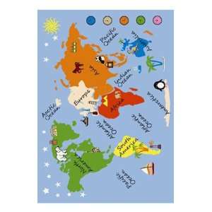  Concord Global Rugs Fun Time Collection What a World MULTI 