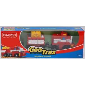    Geo Trax Rail & Road System, Freightway Transport Toys & Games