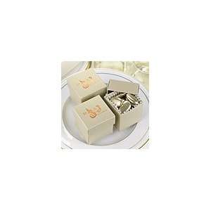   two piece favor boxes blank   gold shimmer: Health & Personal Care