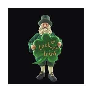  Fabriche Mache Santa Claus Figure luck Of The Irish 