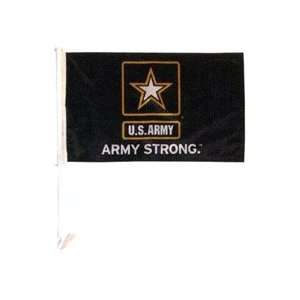  U.s. Army Strong Car Flag 12 IN. x 18 IN.: Patio, Lawn 
