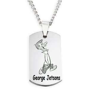 George Jetsons Dogtag Necklace w/Chain and Giftbox