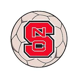  North Carolina State Soccer Ball Rug 