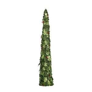   36 Holly Berry Artificial Christmas Topiary Cone Tree: Home & Kitchen