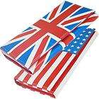   US American UK British Flag Long Purse Wallet Coin Card Holder FZ554