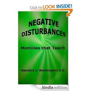 Negative Disturbances Saundra Washington  Kindle Store