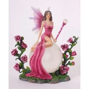   Birthday Fairy Birthstone Figurine   June Statue