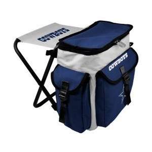  Dallas Cowboys Gray Insulated Cooler Chair Sports 
