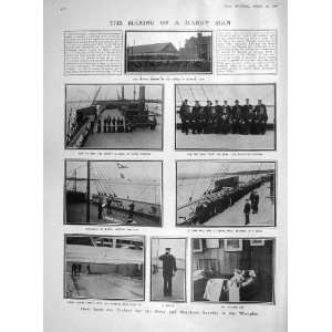  1907 NAVY TRAINING BOYS MERCHANT SERVICE WARSPITE SHIP 