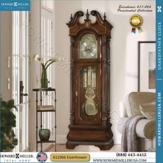 611066 Howard Miller 92 Traditional grandfather floor clock cherry 