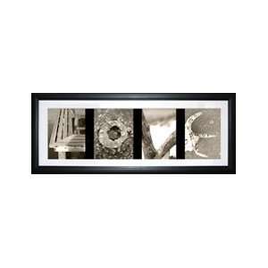  SpellAPrint with black wooden frame