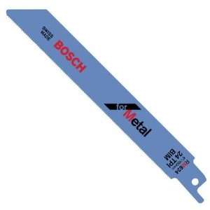 Bosch RM624 25B 6 Standard Reciprocating Saw Blade for Metal with 24 