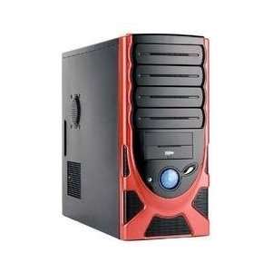  ATX Mid Tower Case Red 450W Electronics