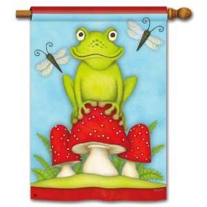  Happy Frog House Flag Patio, Lawn & Garden
