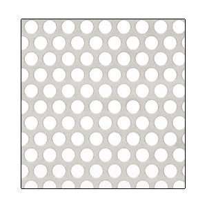 CRL Mill Stainless Steel 4x10 Perforated Infill Panel   1/2 Round 