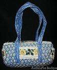 gorgeous claire murray blue yellow floral purse bag euc expedited