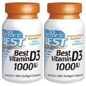  Doctors Best Vitamin D3 1,000 IU Softgels Health 
